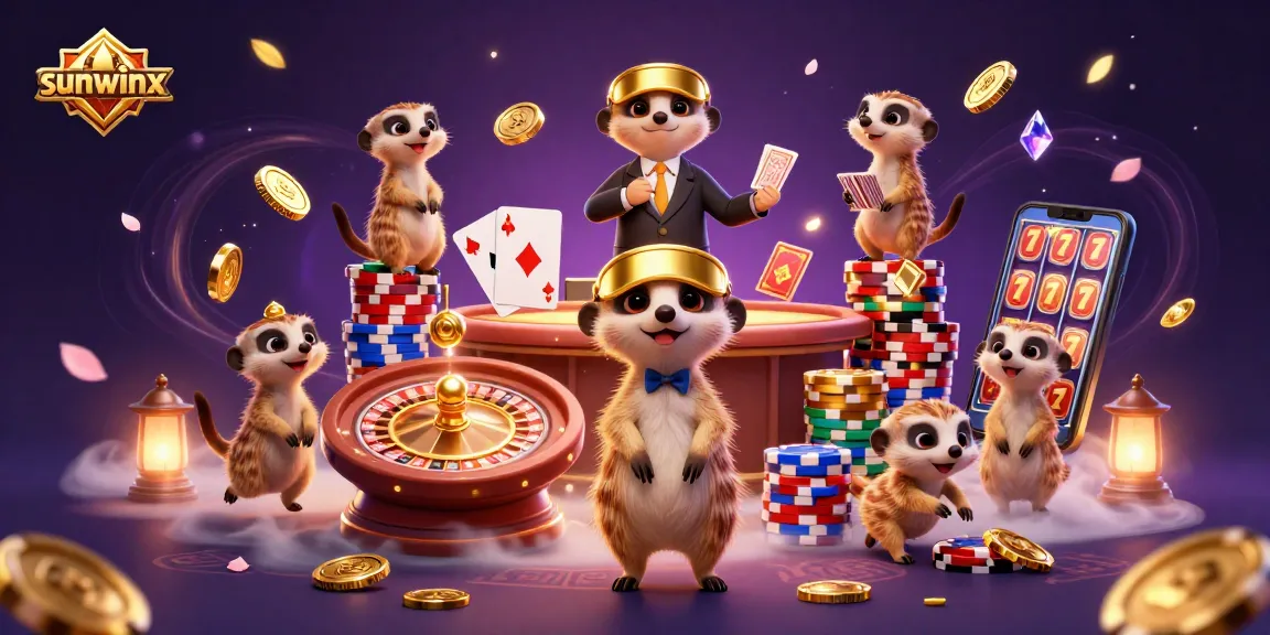 Sneak winning chips at sunwinx casino as meerkats run a vibrant gaming operation.